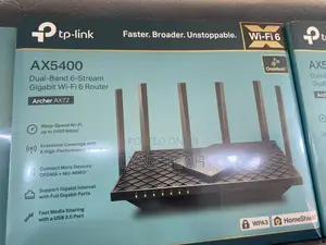 Tplink Ax5400 Dual Band 6 Stream Wi-Fi 6 Router( Ax72)