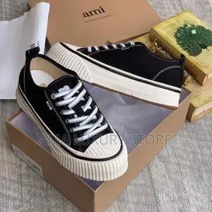 Ami Luxury Designer Men's High Sole Sneakers