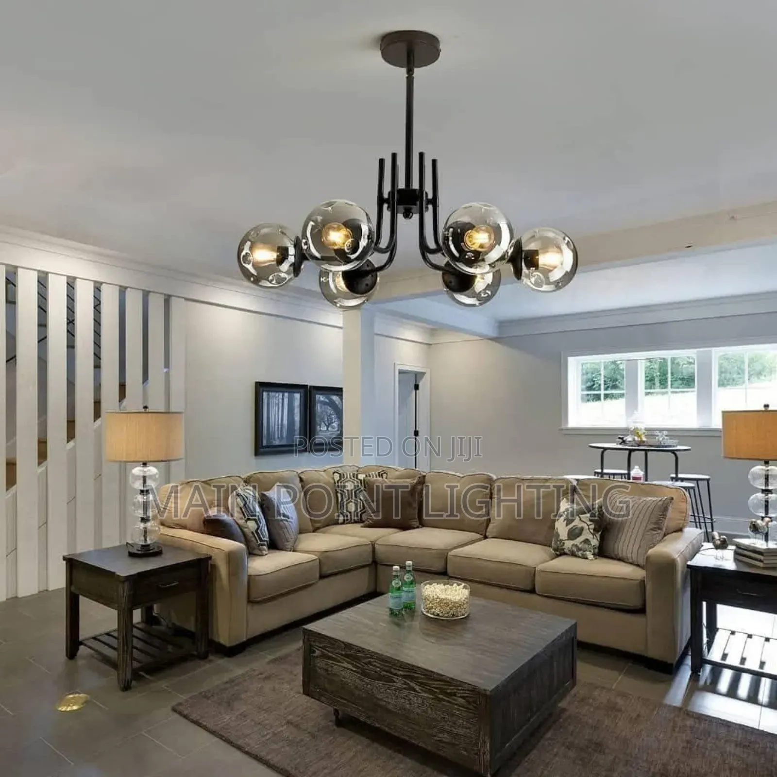 6glass Chandelier Light
