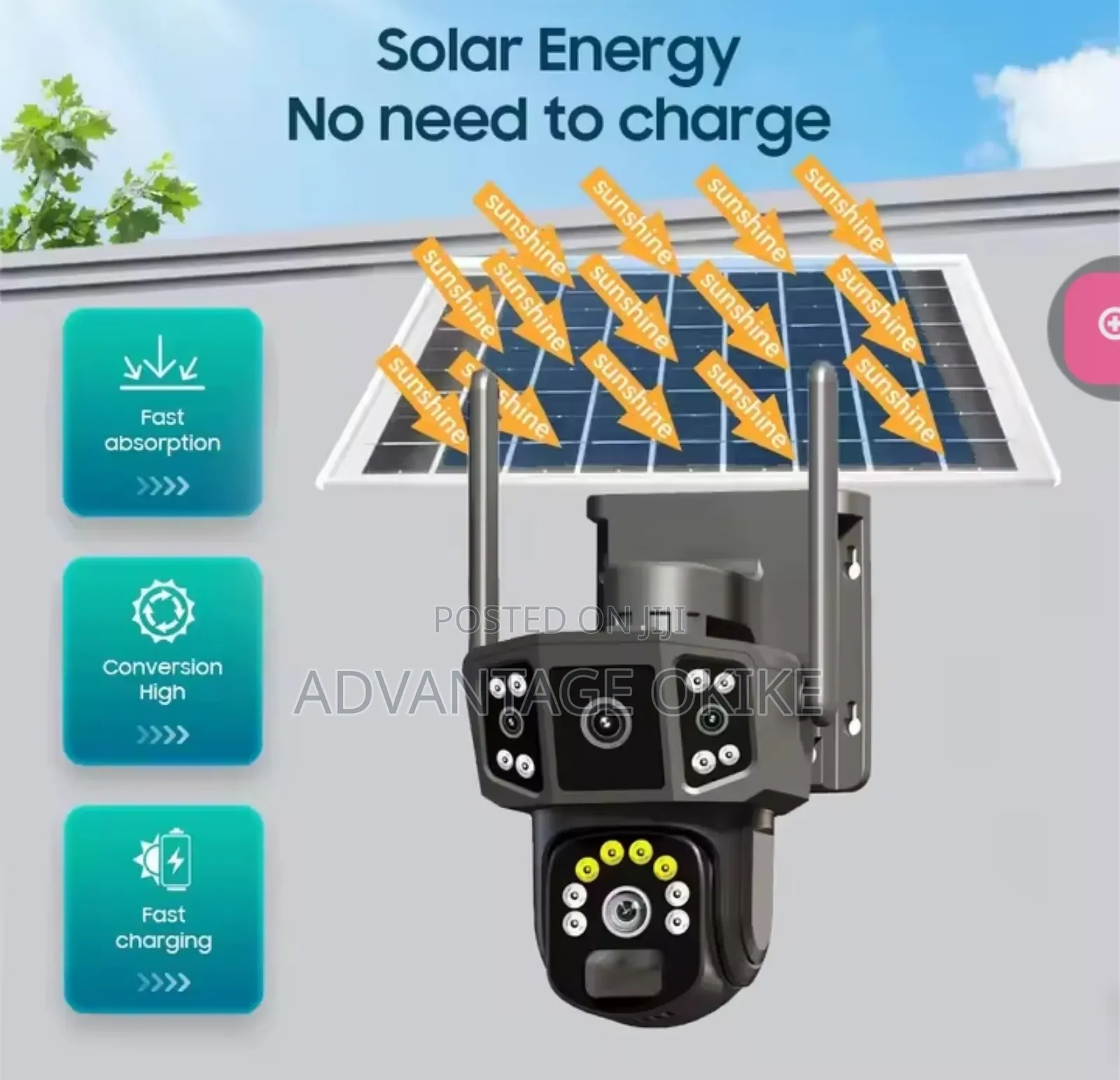 Solar CCTV Camera