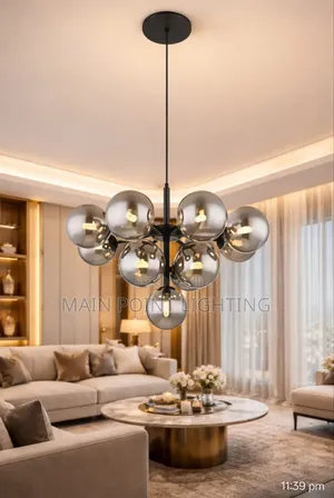 Simple Glass Chandelier