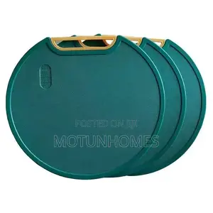Chopping Board With Gold Handle