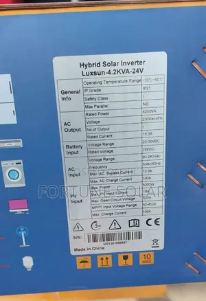 Luxsun 4.2kva 24v Wall Mount With Digital Display