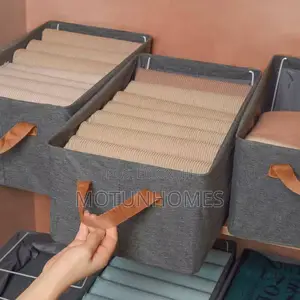 Foldable Portable Clothing Sorting Storage Box Without Lid