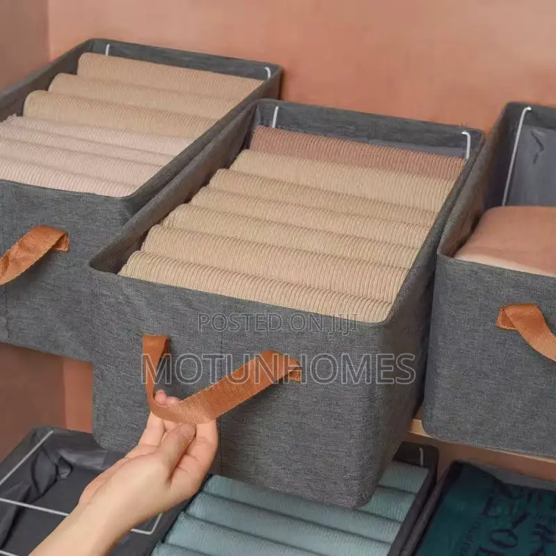 Foldable Portable Clothing Sorting Storage Box Without Lid