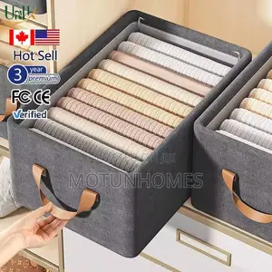 Foldable Portable Clothing Sorting Storage Box Without Lid