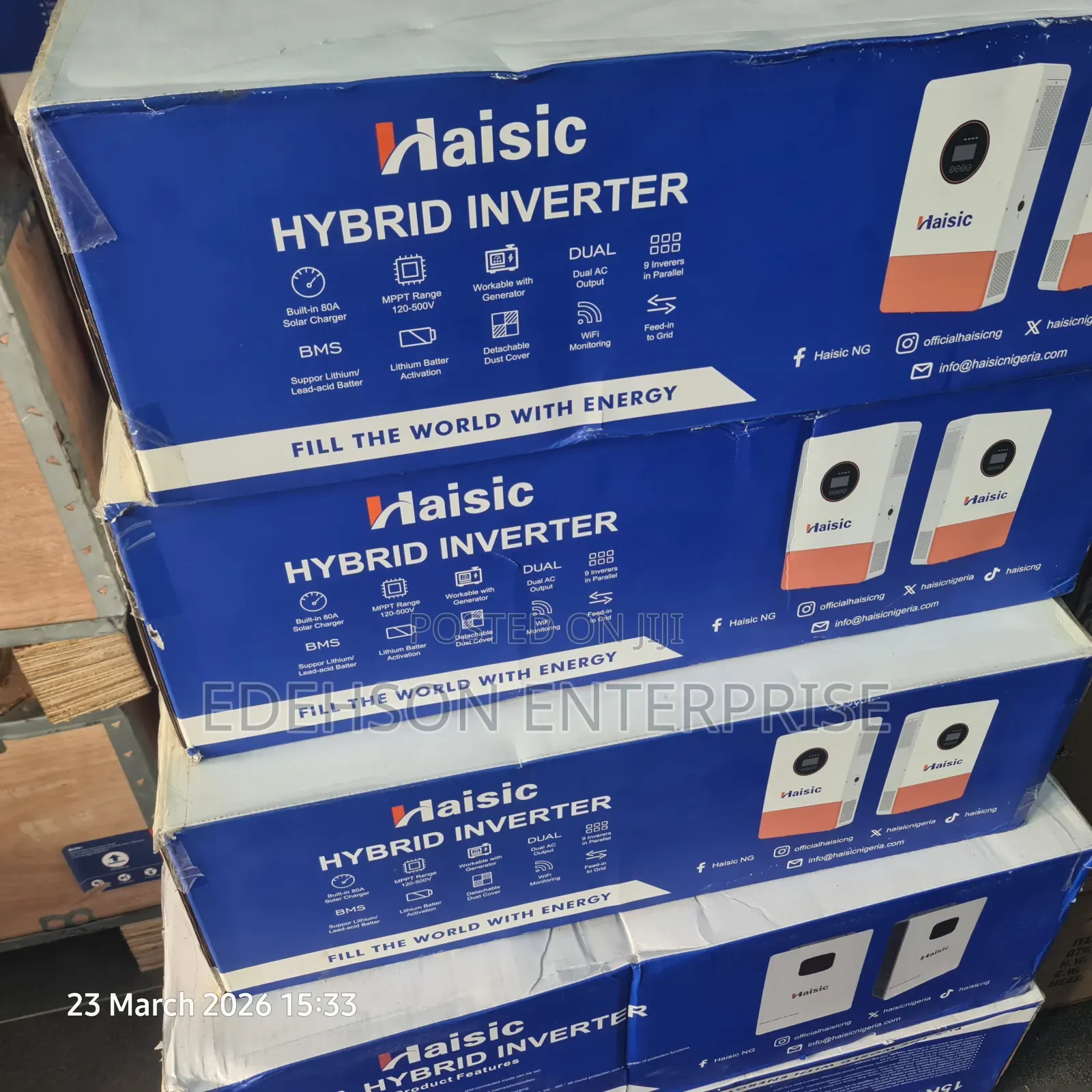 Haisic 15kva Hybrid Inverter 48v