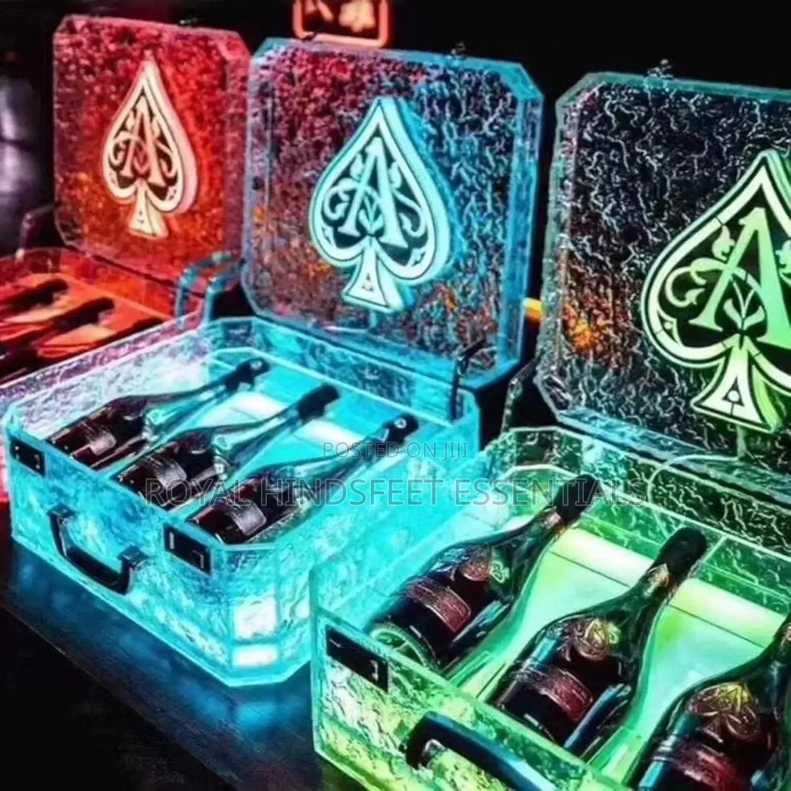 Led Briefcase Champagne / Wine Presenter Glorifier Display Case for ...