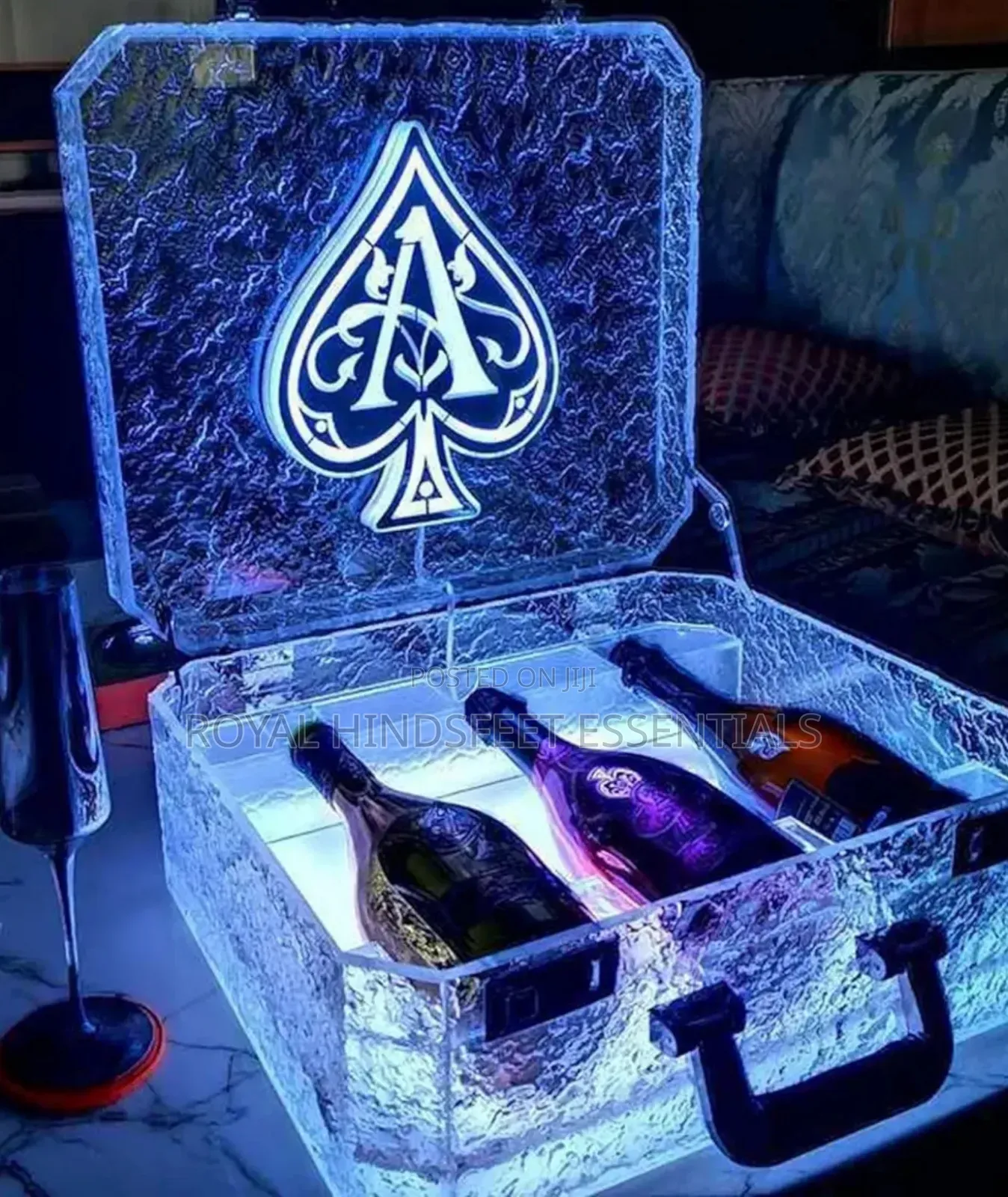 Led Briefcase Champagne / Wine Presenter Glorifier Display Case for ...