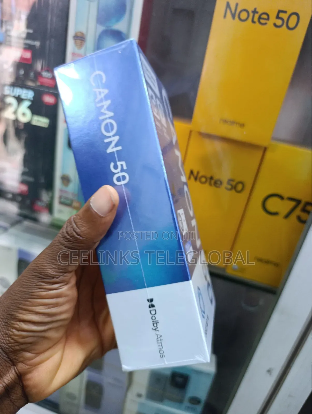 New Tecno Camon 50 256 GB Black