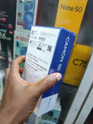 New Tecno Camon 50 256 GB Black