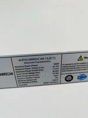 600w Cell Amrecan Solar Panel