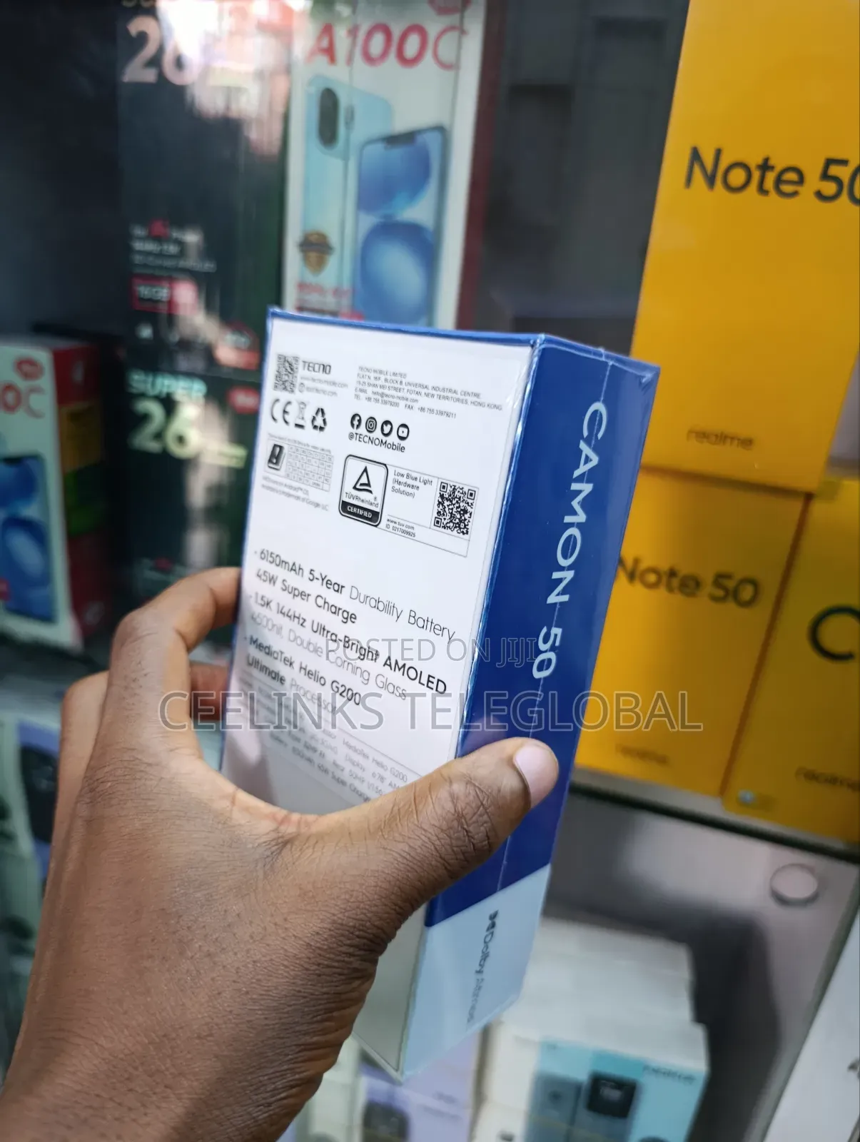 New Tecno Camon 50 256 GB Gray