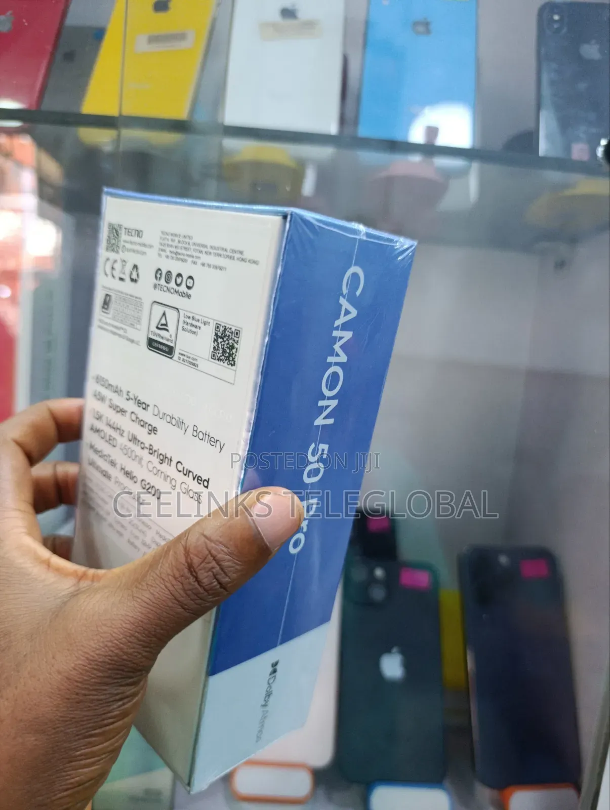 New Tecno Camon 50 Pro 256 GB Black