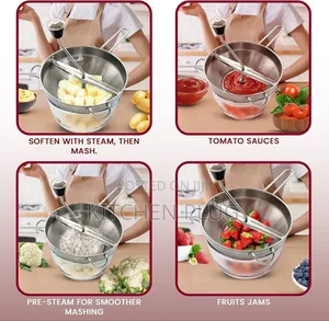 Stainless Steel Manual Food Mill, 『 Fruits and Vegetables Slicer 』