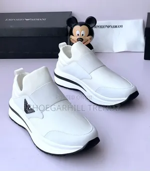 Georgio Armani Luxury Slip-on Sneakers