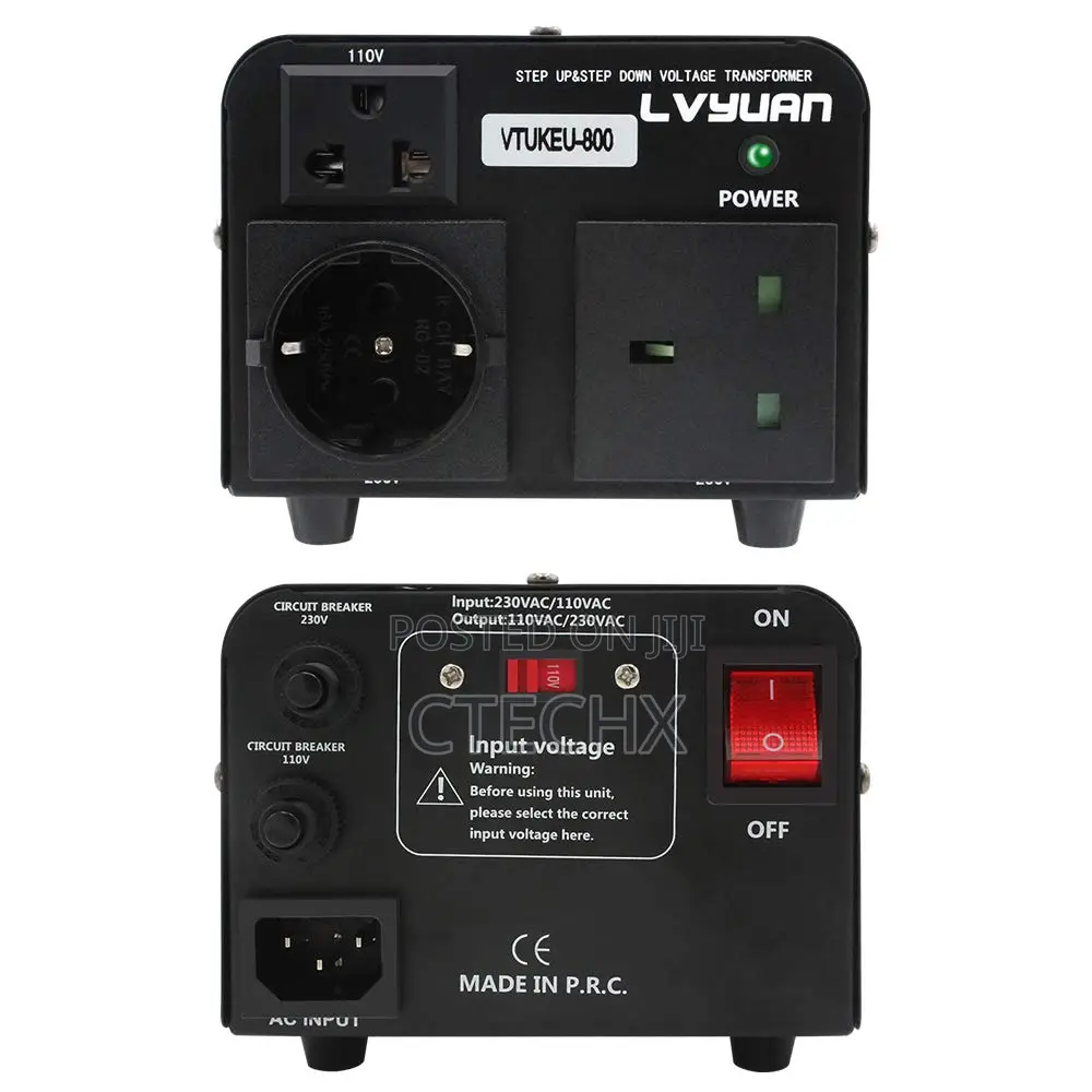800 Watts Voltage Transformer, Step Up Step Down Voltage Converter