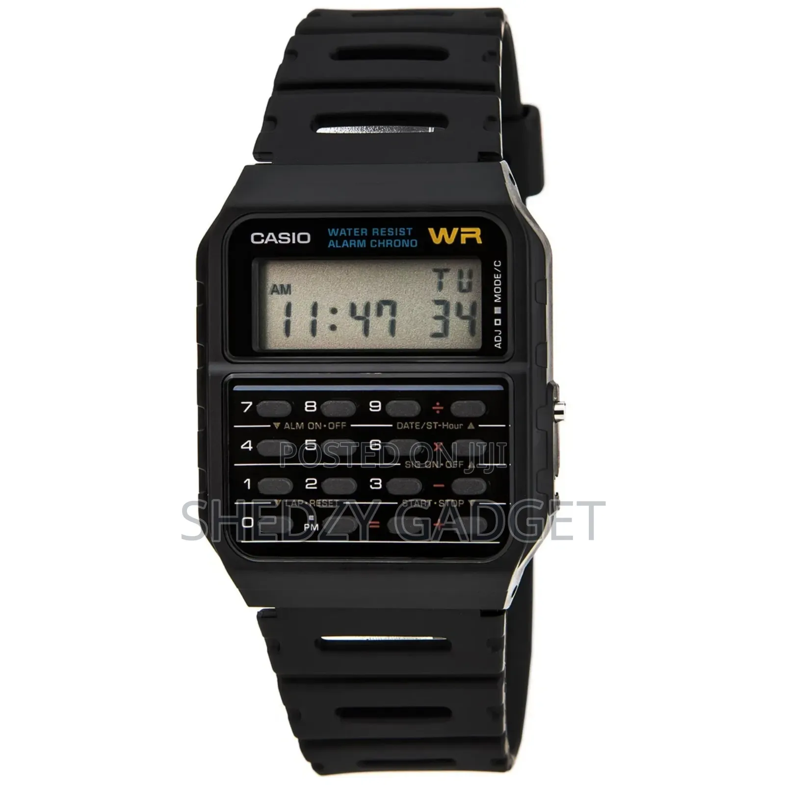 Casio Men's Watch Databank Calculator Digital Dial Black Ca53w