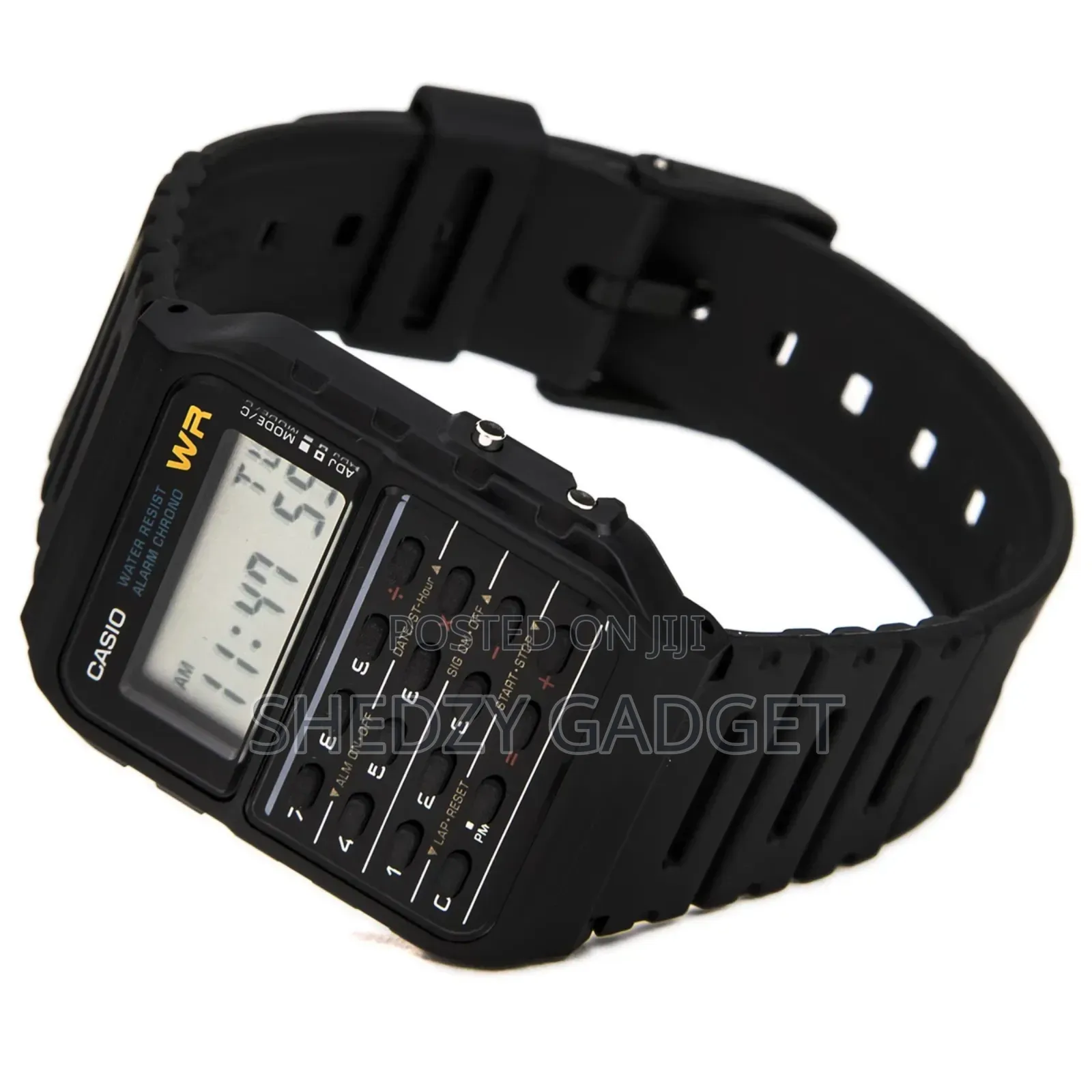 Casio Men's Watch Databank Calculator Digital Dial Black Ca53w