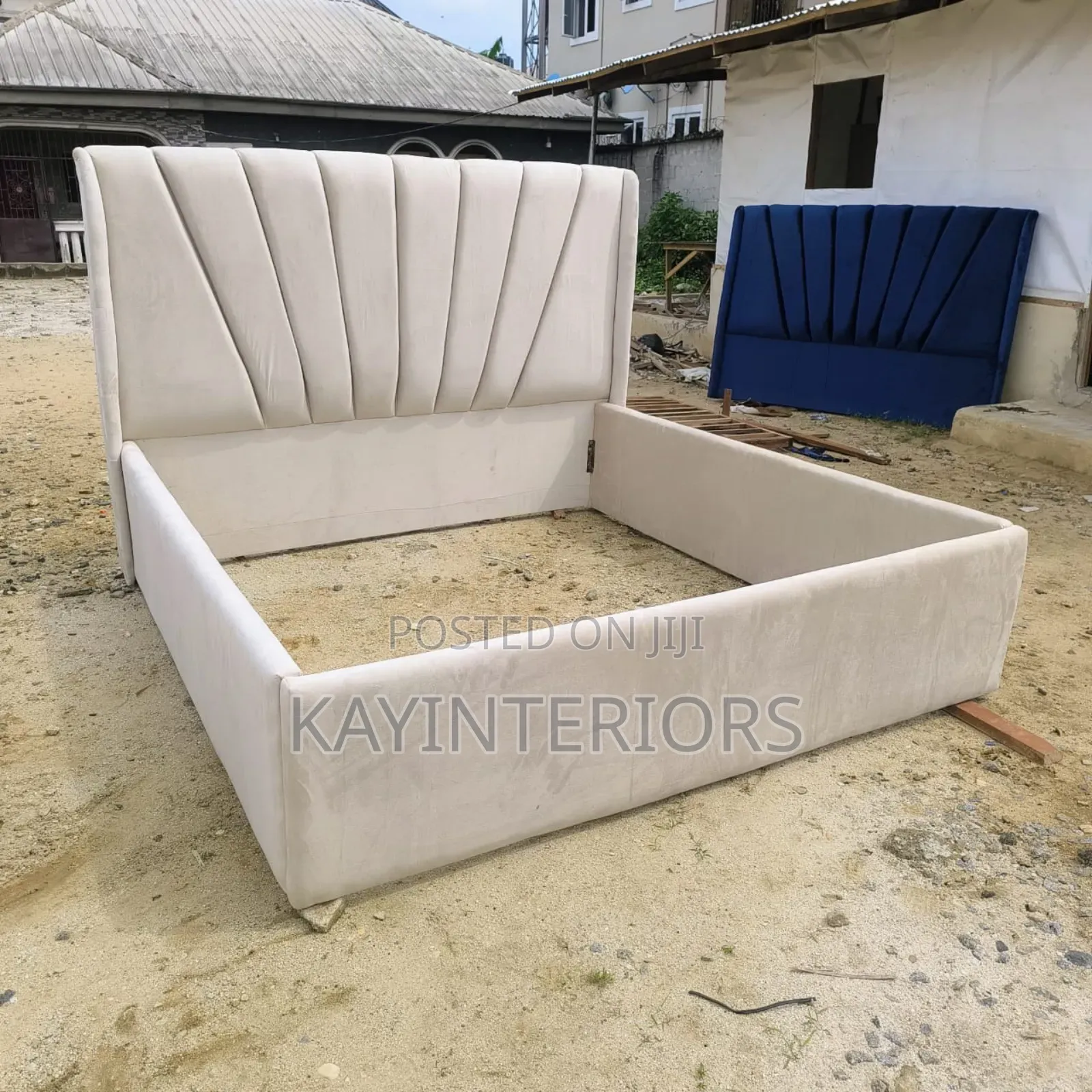 Bedframe in Beige Colour
