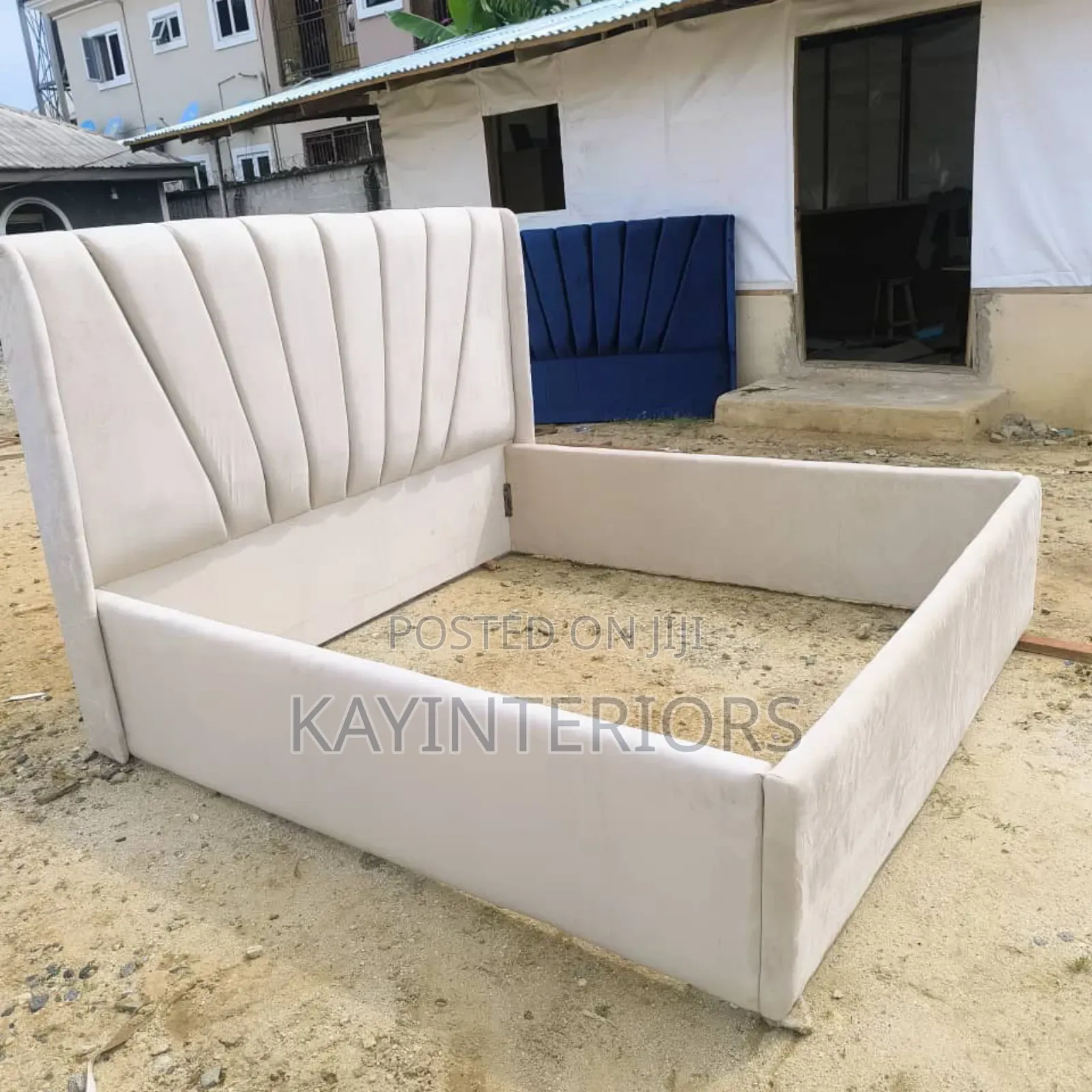 Bedframe in Beige Colour