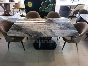 High End Quality Dining Table Set by 6 Chairs.
