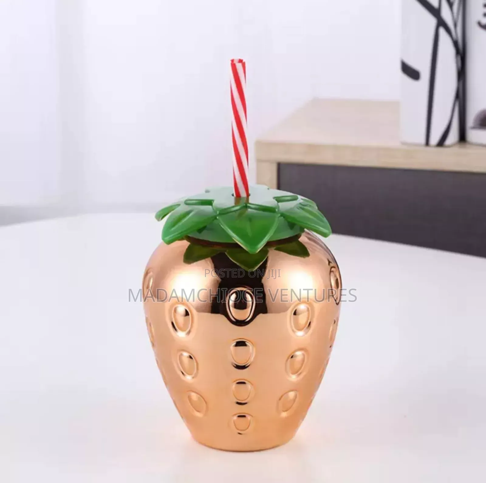 Strawberry Straw Cup 500ml