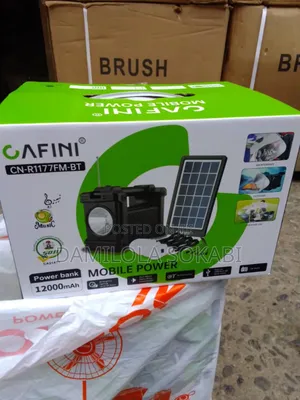 Solar Power Panel Generator Kit 5v Usb 3 Led Bulbs With Bluetooth