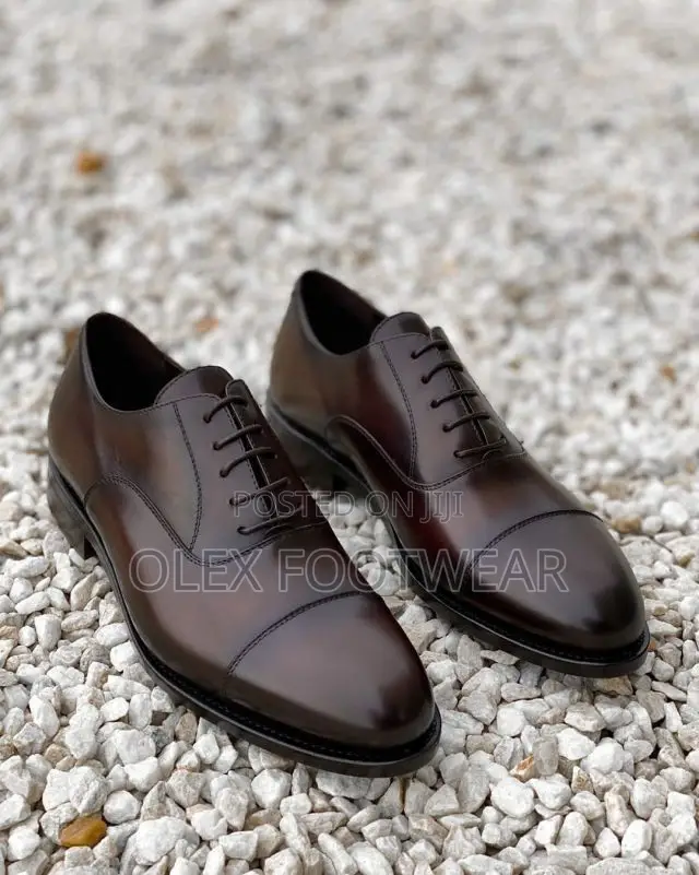 Black and Brown Cooperate Shoe