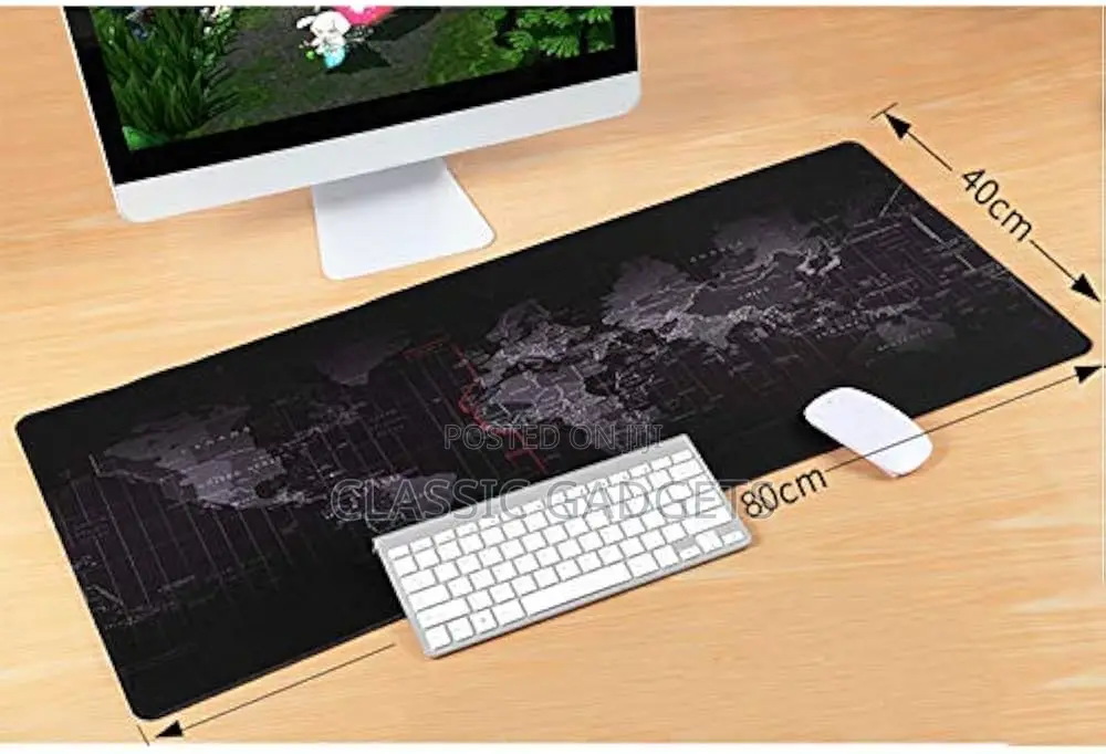 World Map Design Large Desk Mousepad