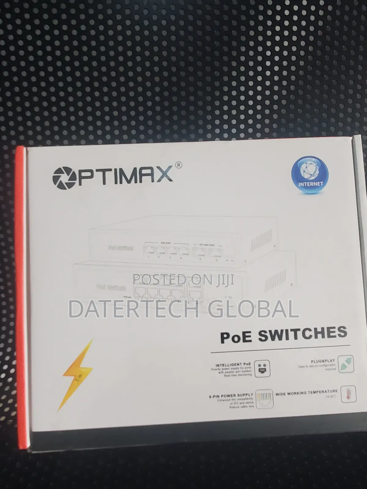 Optimax Poe Switch 4 Port