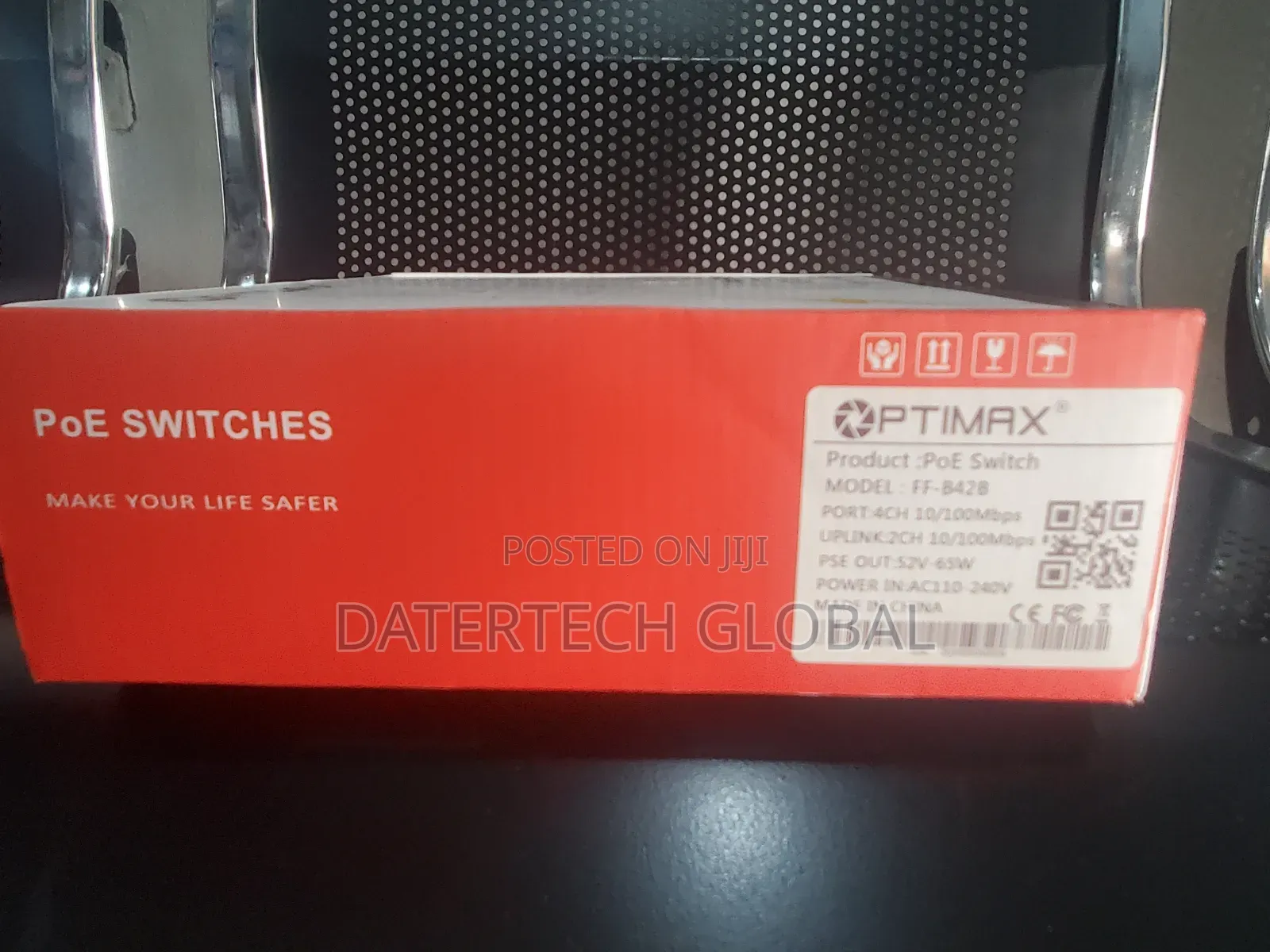 Optimax Poe Switch 4 Port