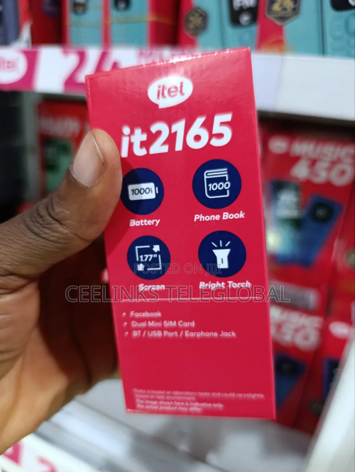 New Itel it2165 Black