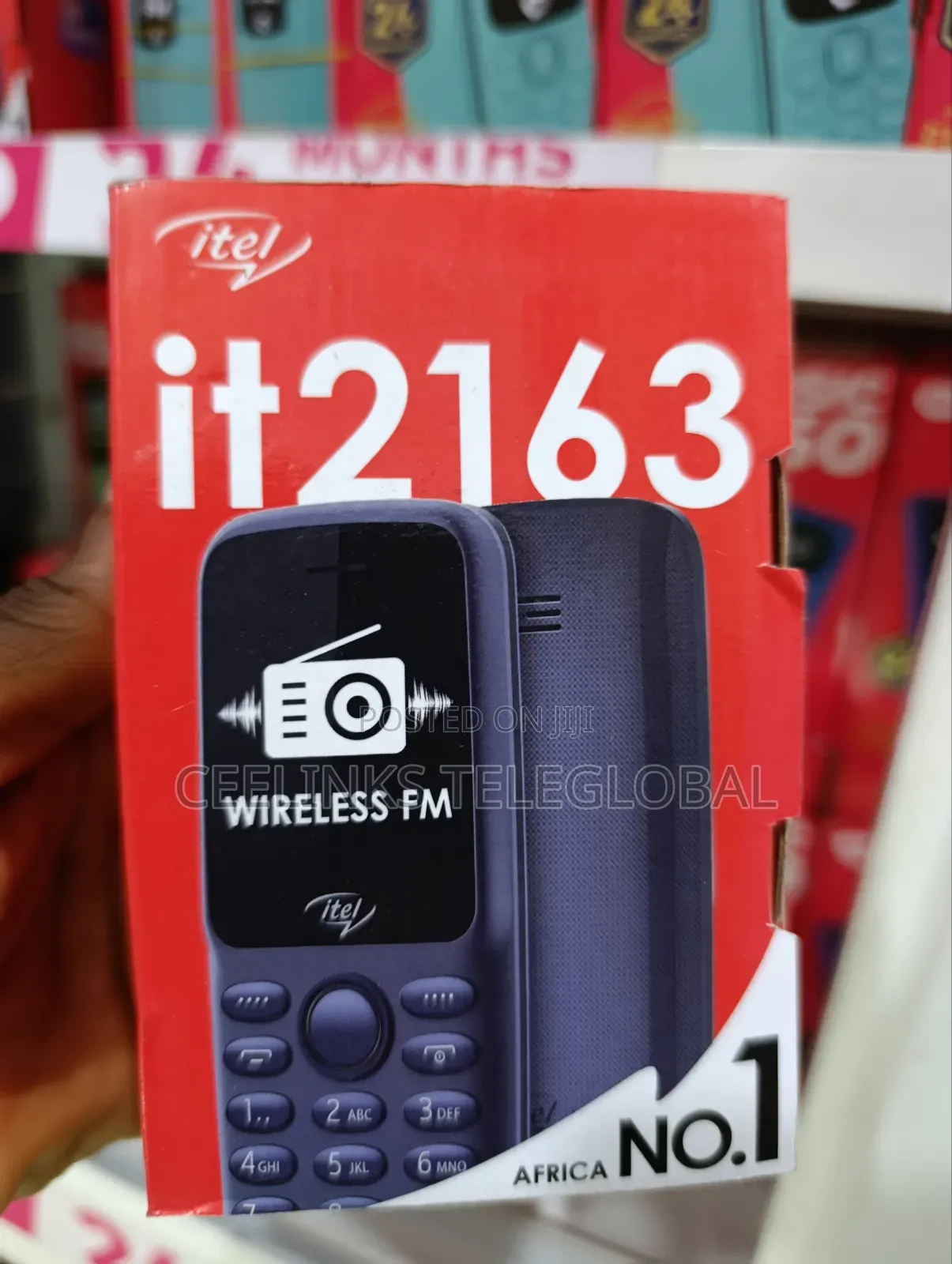 New Itel it2163 Black