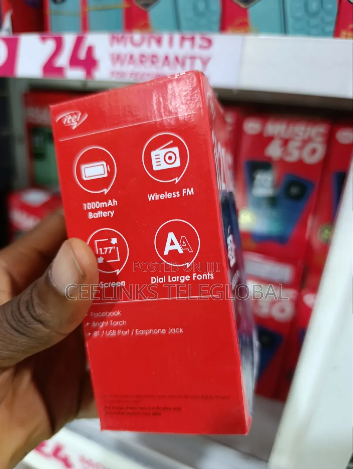 New Itel it2163 Black