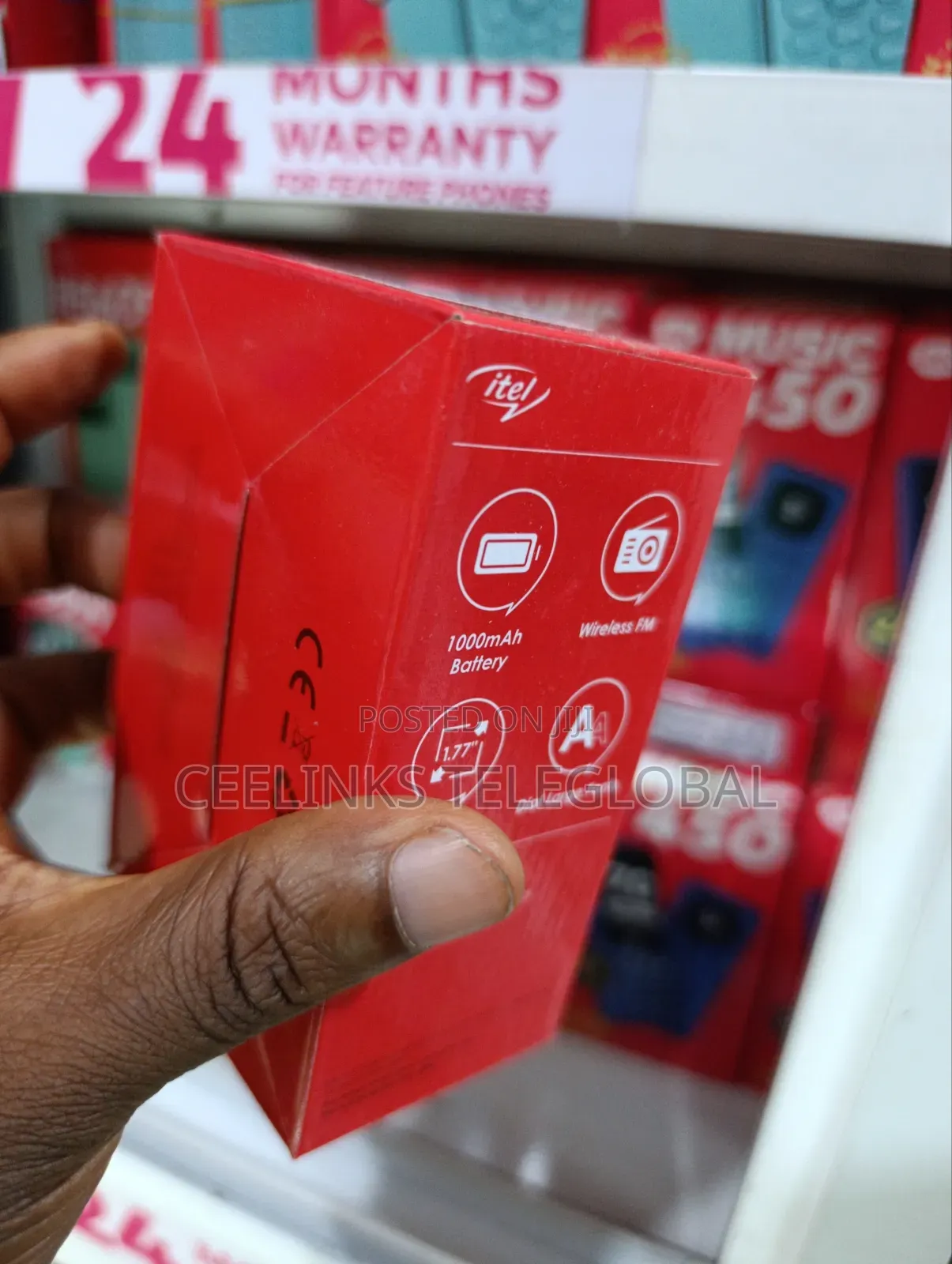 New Itel it2163 Black