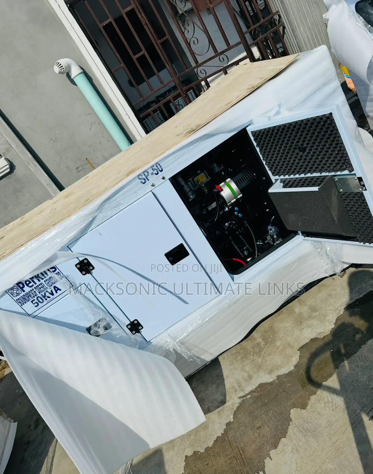 Active 50kva Perkins Soundproof Generator