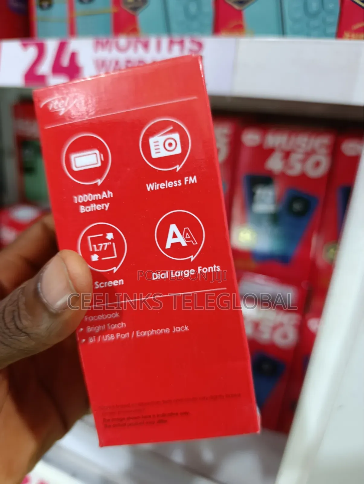 New Itel it2163 Blue