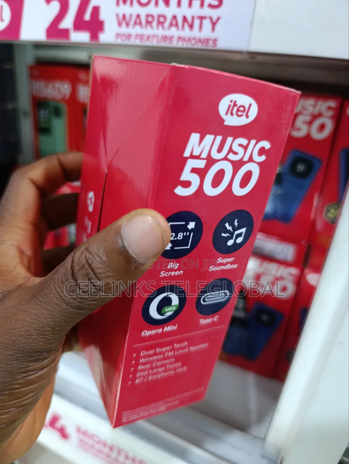 New Itel Music 500 Black