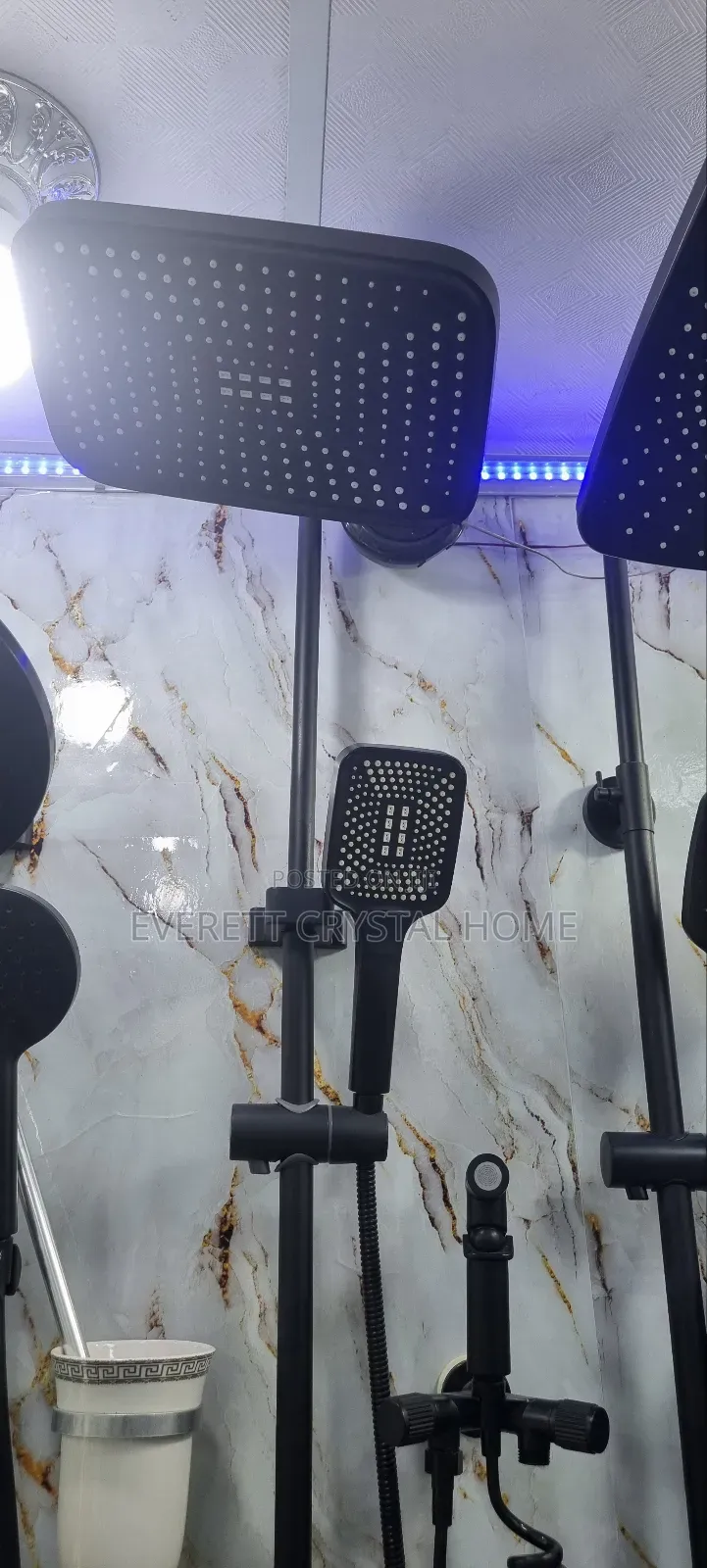 Piano Black Shower