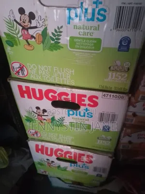 Huggies Plus Natural Care Wipes Unscented Wipes 1152
