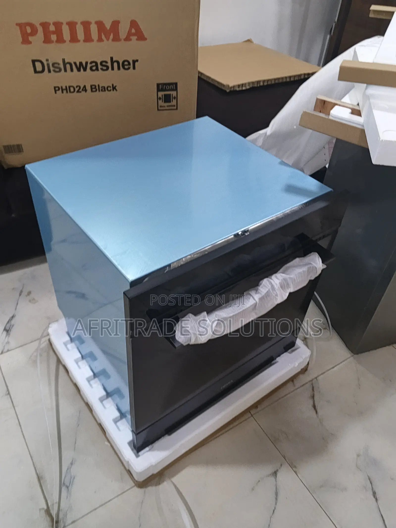 Phiima Phd24 Black Dish Washer – Fast Cleaning Power
