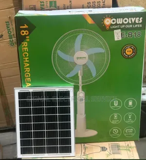 18' Solar Standing Fan