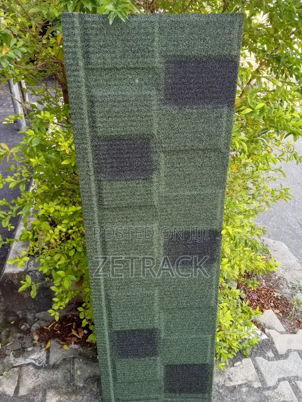 Green and Black Patch Shingle