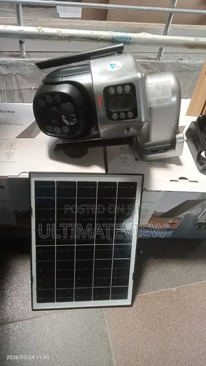 Security Solar Camera 8mp Dual Lens