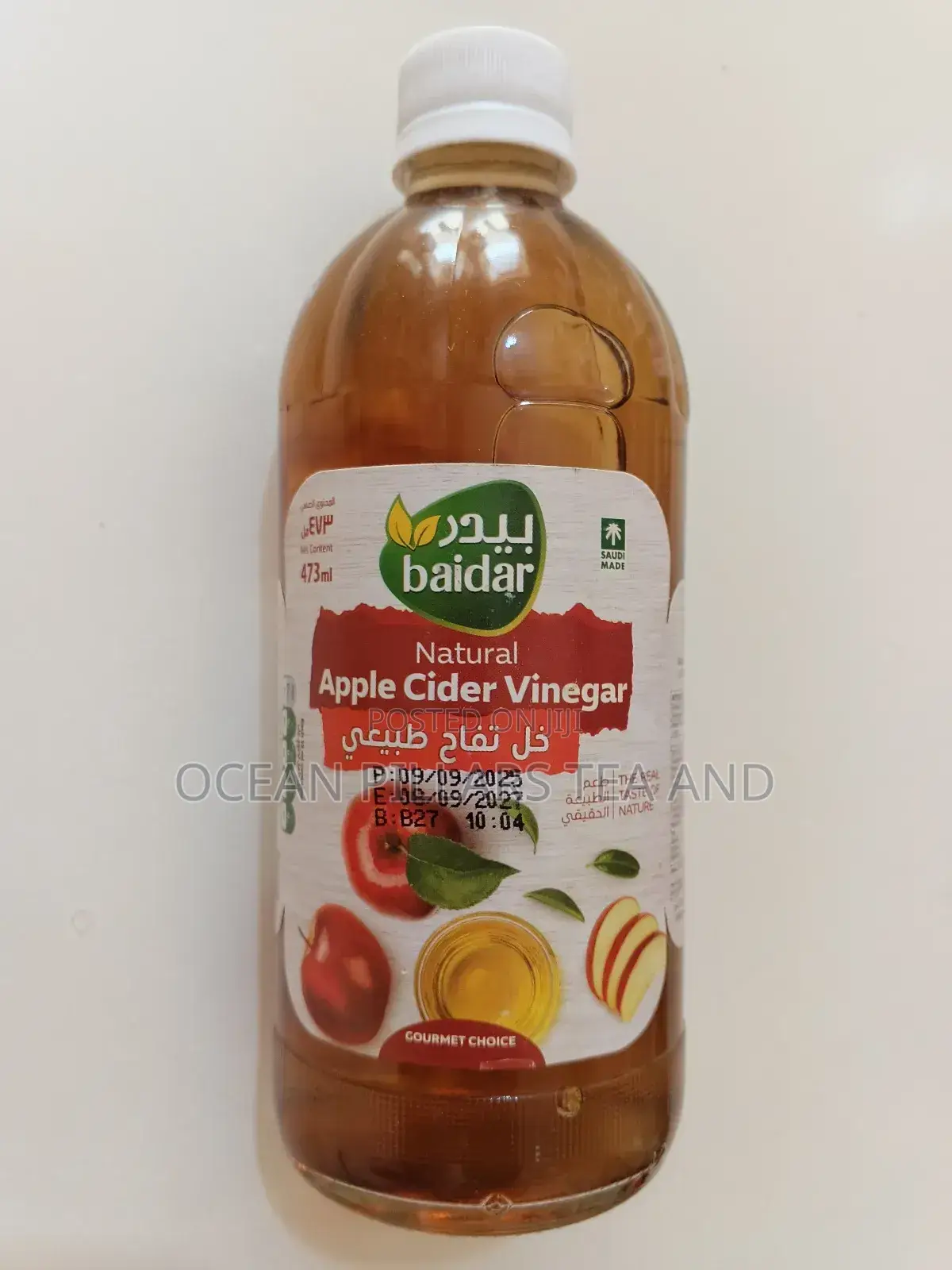 Baidar Natural Apple Cider Vinegar (Made in Saudi Arabia)