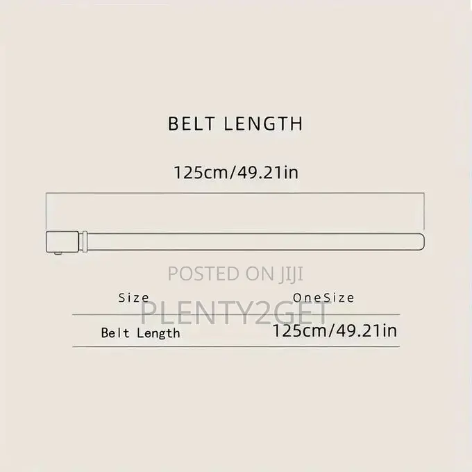 Men's Adjustable Quick-Release Buckle Belts