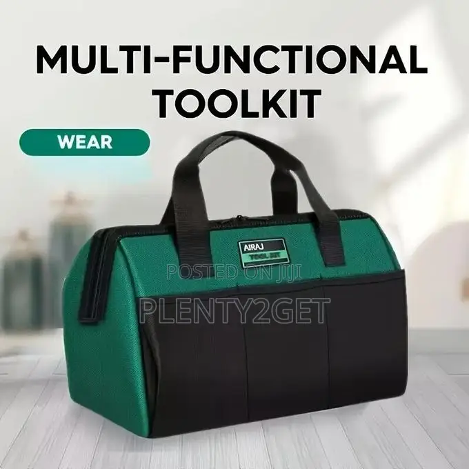 Durable Tool Bag - Multifunctional Canvas Storage Pouch For Electricia