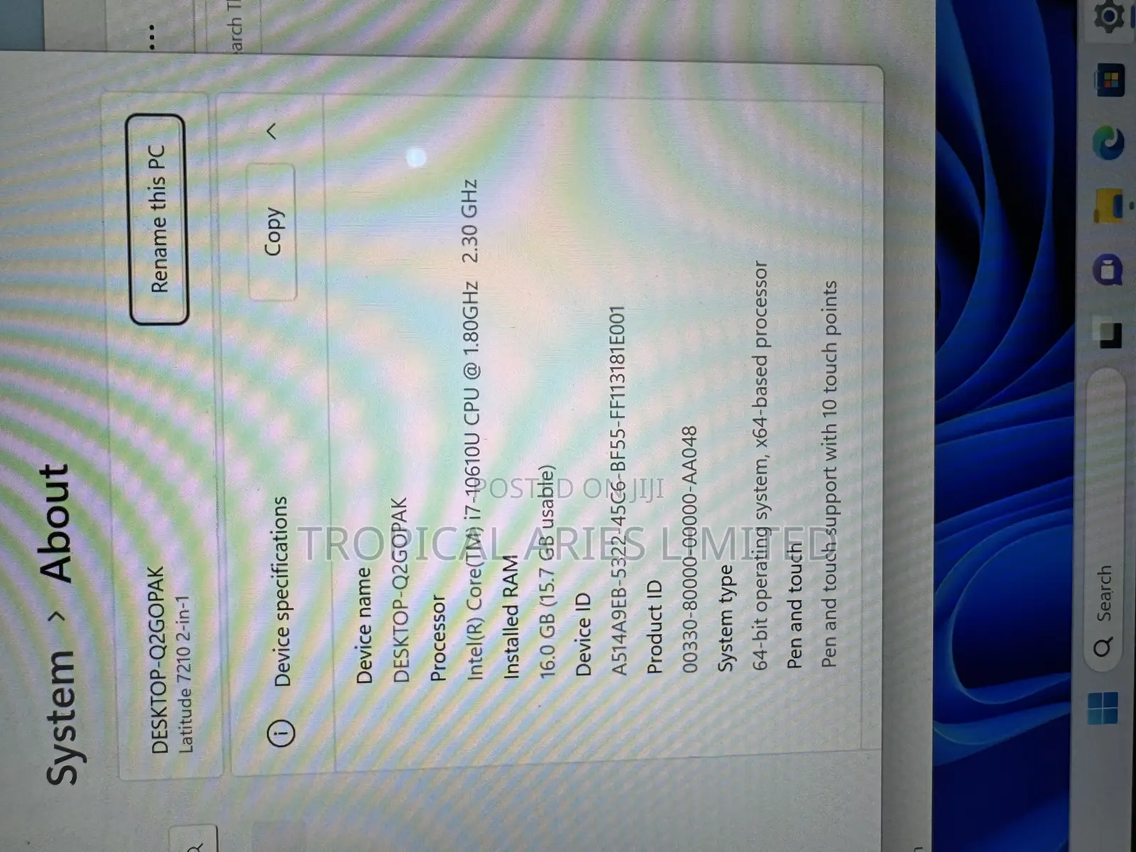 Laptop Dell Latitude 12 7214 16GB Intel Core i7 SSD 256GB