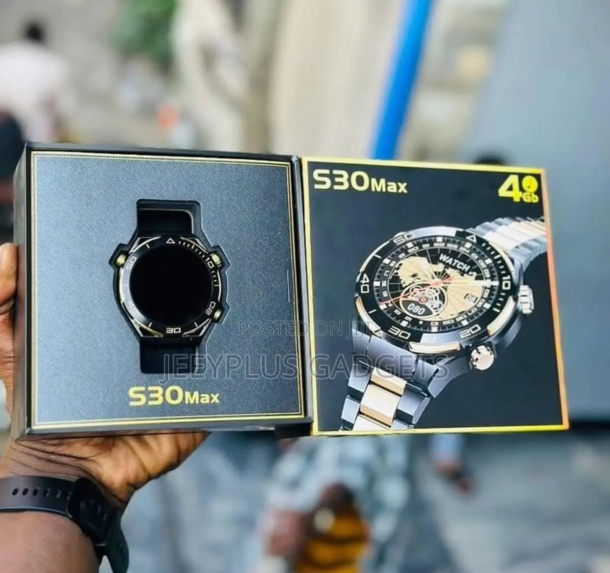 S30 Max Smartwatch, 4gb Rom With Amoled Display